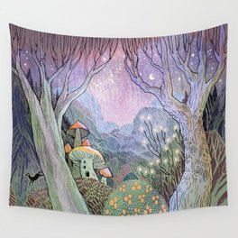 Two Trees Wall Tapestry