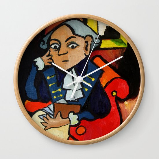 Immanuel Kant Wall Clock
