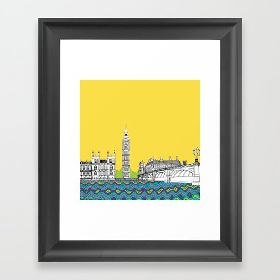 London Town Framed Art Print