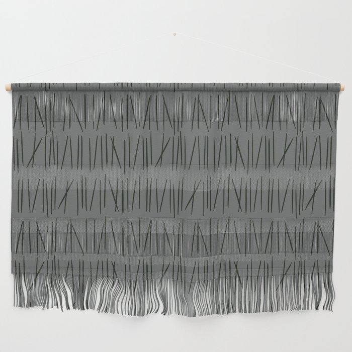 Fiddlesticks Dark Gray Tilted Wall Hanging