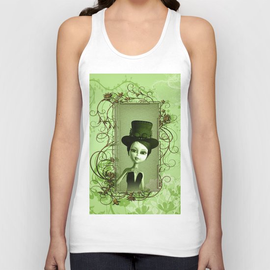 Cute girl Unisex Tank Top