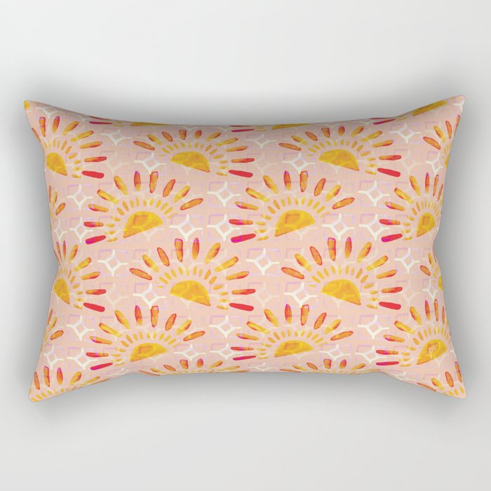 Sparkly Tiles Rectangular Pillow