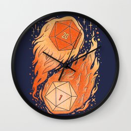 A Roll of the Die Wall Clock
