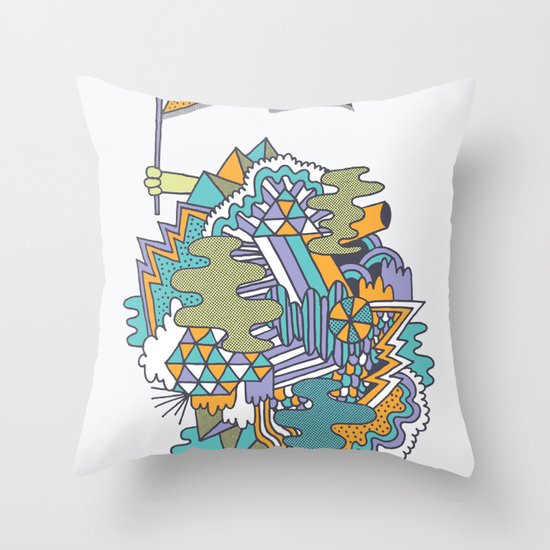 Huzzah! Throw Pillow
