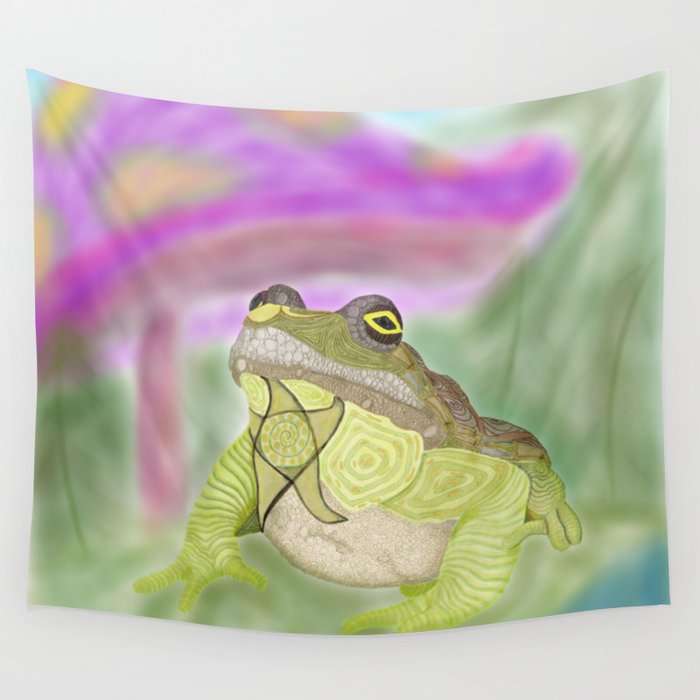 Frog and toad tapestry clearance