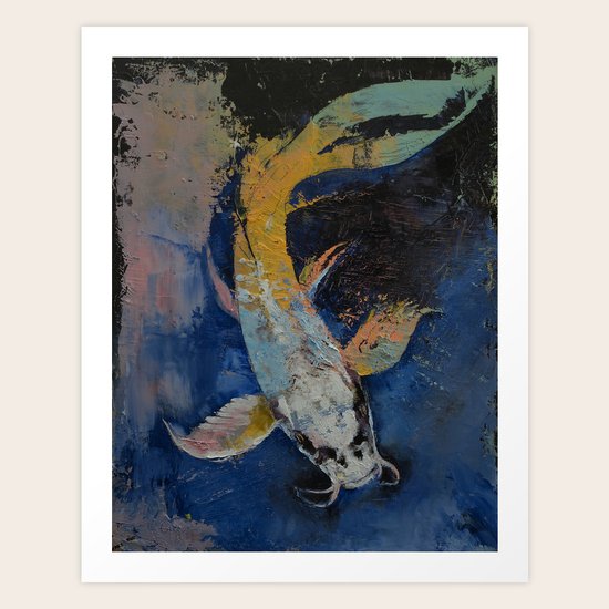 Dragon Koi Art Print