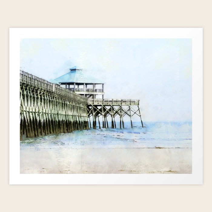 Prints Folly Beach Wall Art Folly Beach Gifts Folly Beach Print Folly