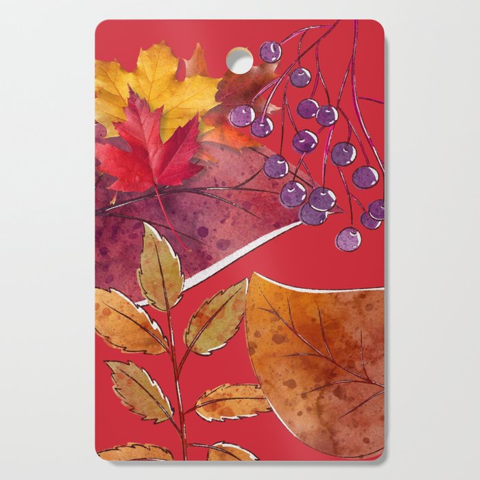 Fall Foliage Art Prints Cutting Board
