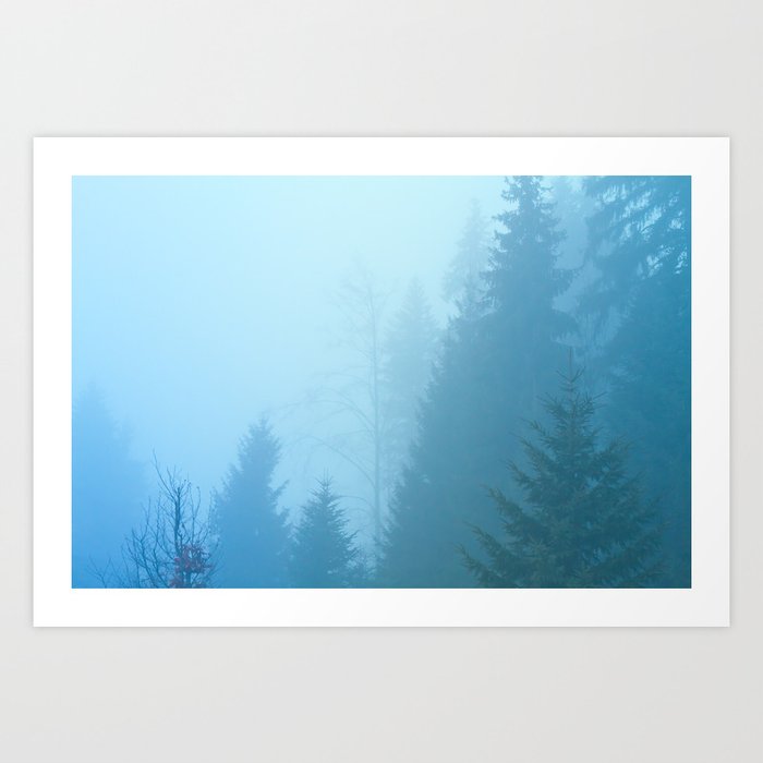 Forest Mist Art Print