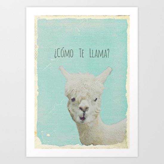 Lama Art Print
