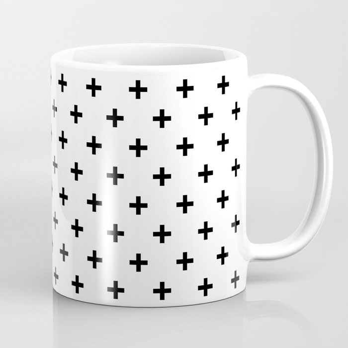Black Swiss Cross Coffee Mug