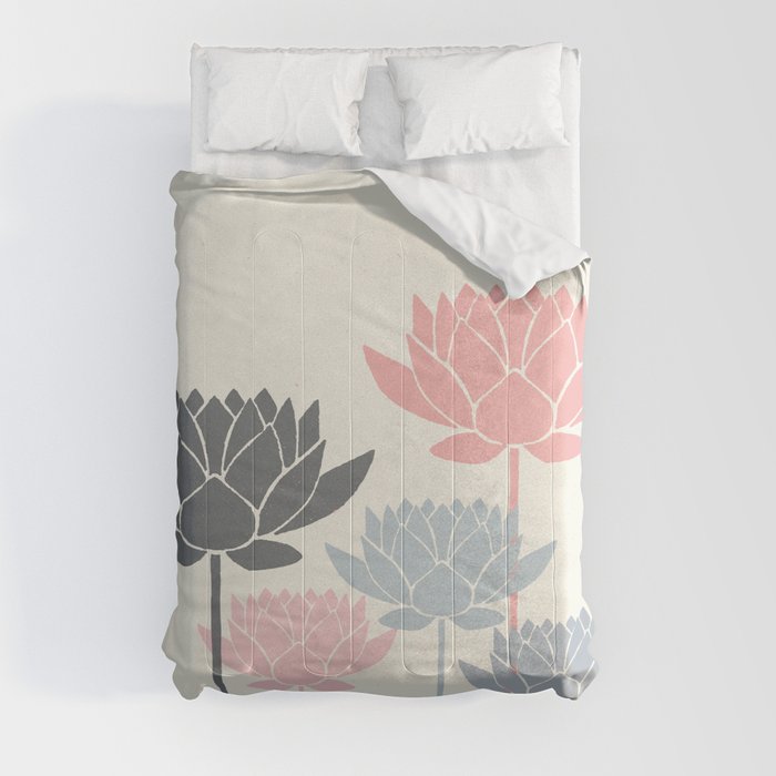 Lotus Scandinavian Comforter