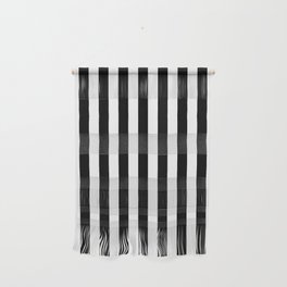 Stripe Black And White Bengal Vertical Line Bold Minimalist Stripes Lines Drawing Wall Hanging