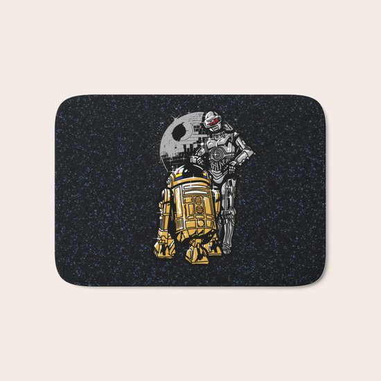 Daft Droids Bath Mat