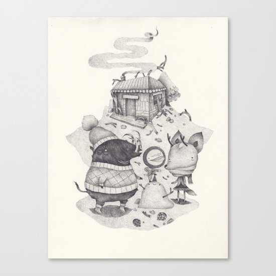 neige Canvas Print