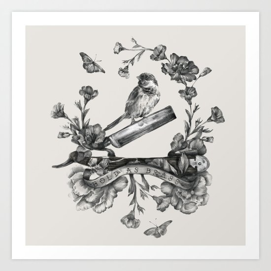 Bold as Brass Art Print