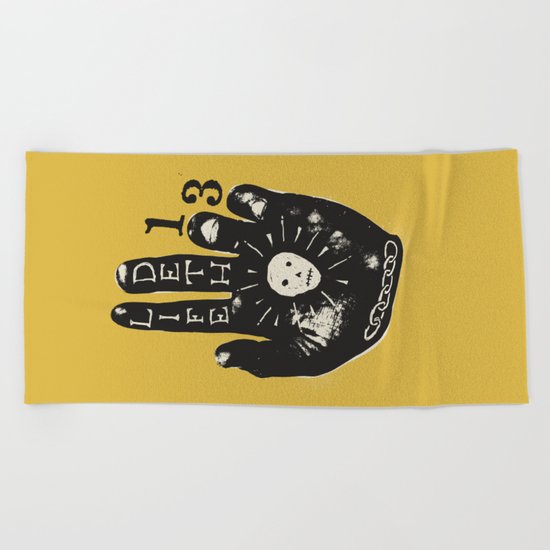 Nothing but choices Beach Towel