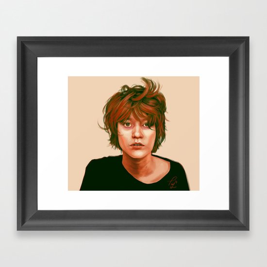 Take a look in the mirror Framed Art Print
