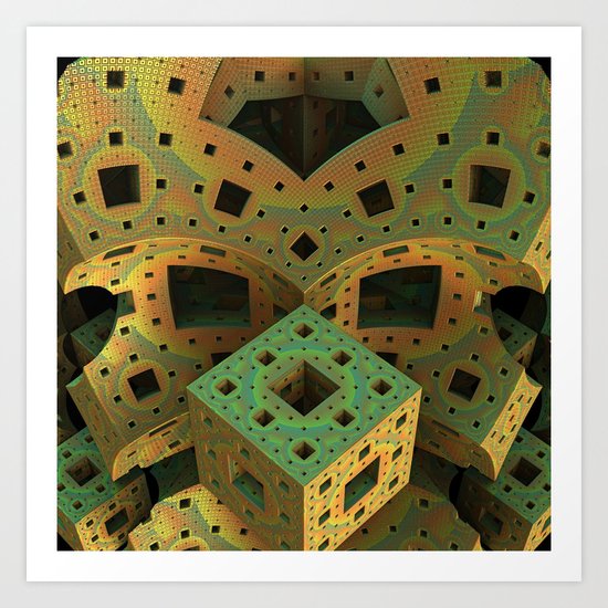 Puzzle Box Art Print