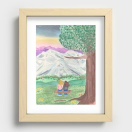 My Sister, My Friend Recessed Framed Print