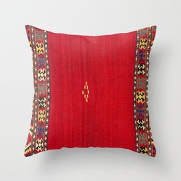 Fethiye Southwest Anatolian Kilim Print Throw Pillow