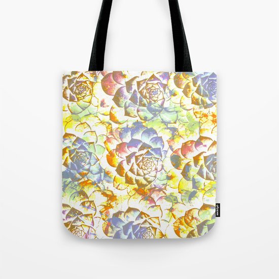 pastel succulent Tote Bag