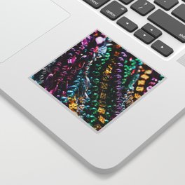 Mardi Gras Beads Sticker
