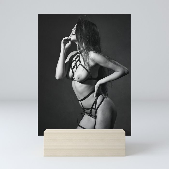 Very beautiful nude woman Mini Art Print