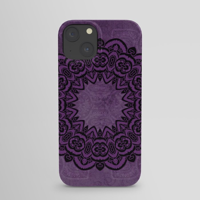 Circle in Purple iPhone Case
