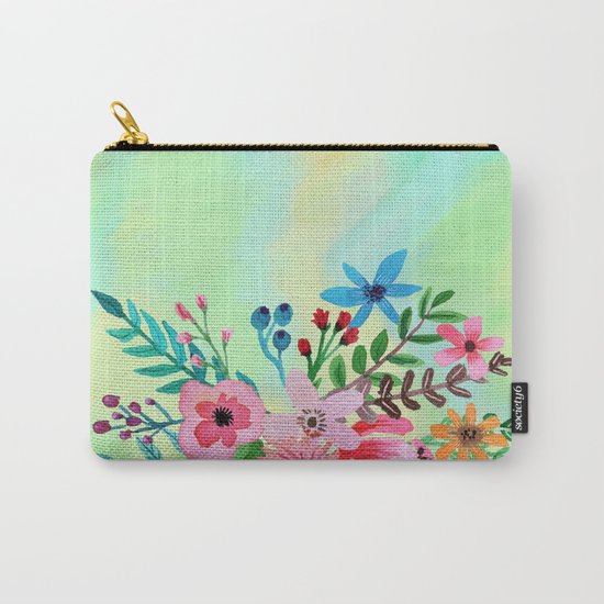Flowers bouquet watercolor #6 Carry-All Pouch
