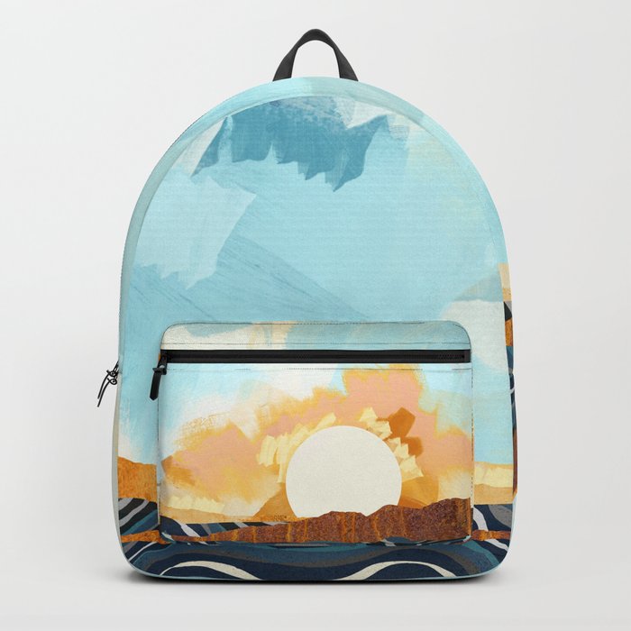 Summer Beach Sunset Backpack