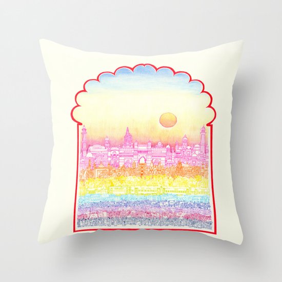 Rangeela India Throw Pillow