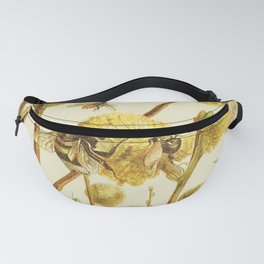 Bees, Vintage Style Fanny Pack