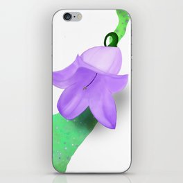 Purple Bell Flower iPhone Skin