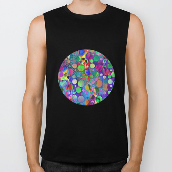 Joyful Dots 3 Biker Tank