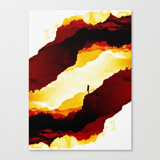 Red Isolation Canvas Print