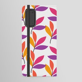 Multicolor leaves pattern! Android Wallet Case