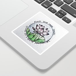 Find your inner peace Sticker