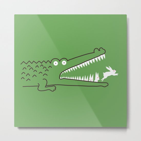 Mr. Croc's Nightmare Metal Print