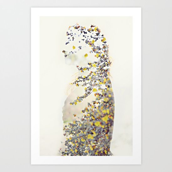 Double Yellow Art Print