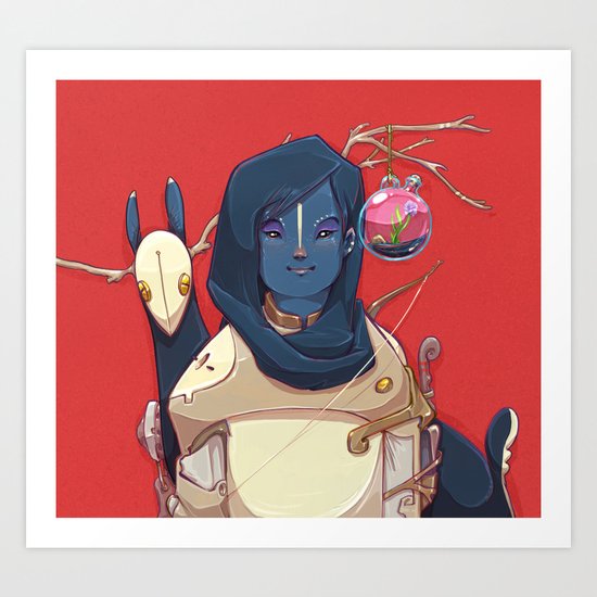 Hunter Gather Art Print