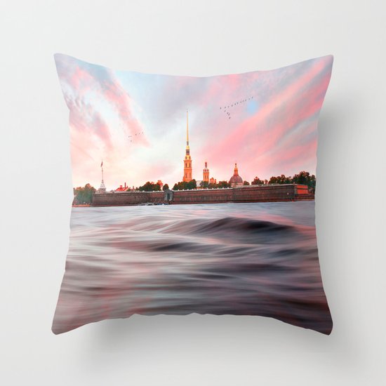 Peter & Paul Fortress Throw Pillow