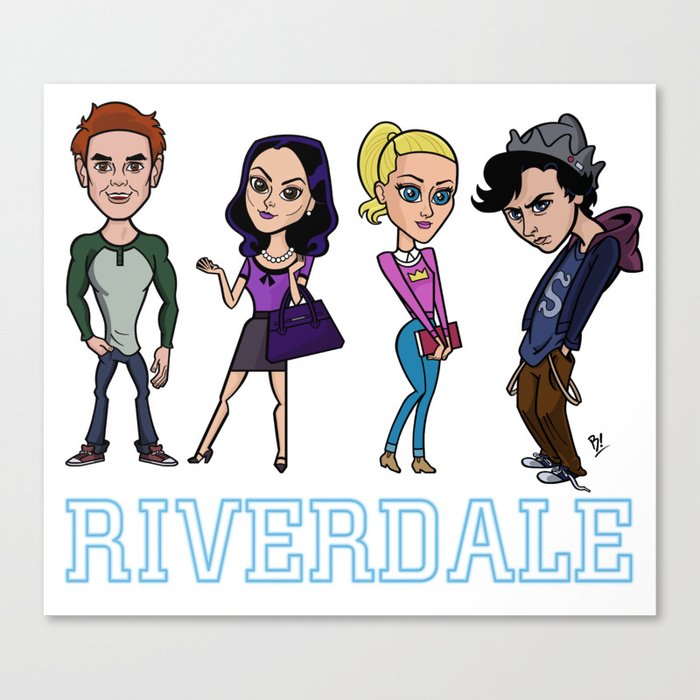 Riverdale Line Up Canvas Print By Hithereb Society6