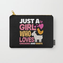 Goat Woman Carry-All Pouch
