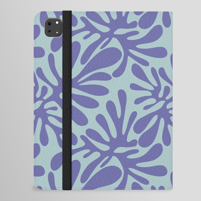 Abstract modern organic shapes pattern inspired by Matisse iPad Folio Case
