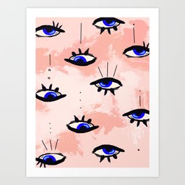 Evil eye 02 Art Print