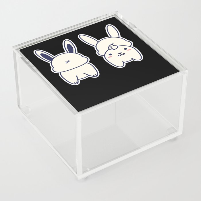 Cute Anime Bunny Manga Kawaii Acrylic Box