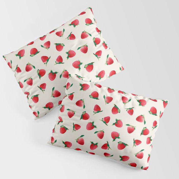 Strawberry pattern Pillow Sham