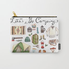 Let's Go Camping Carry-All Pouch