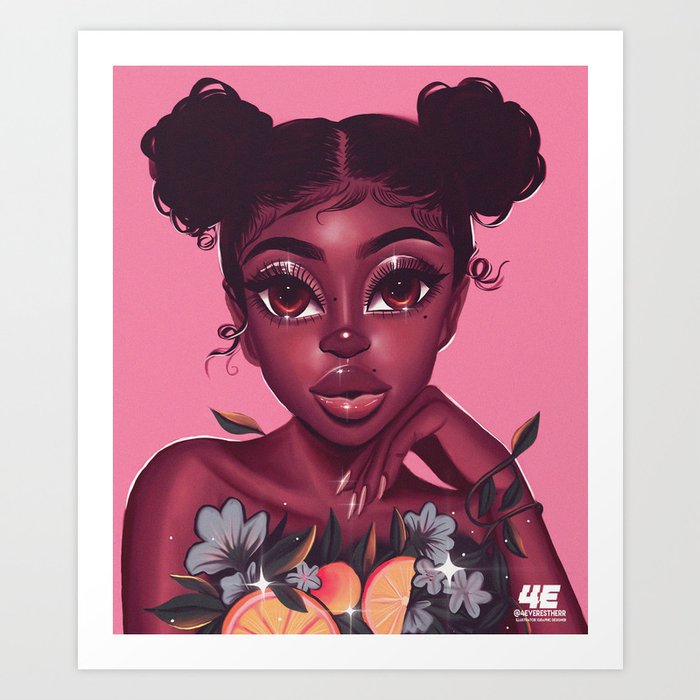 trapical shawty art print by 4everestherr society6 trapical shawty art print by 4everestherr society6